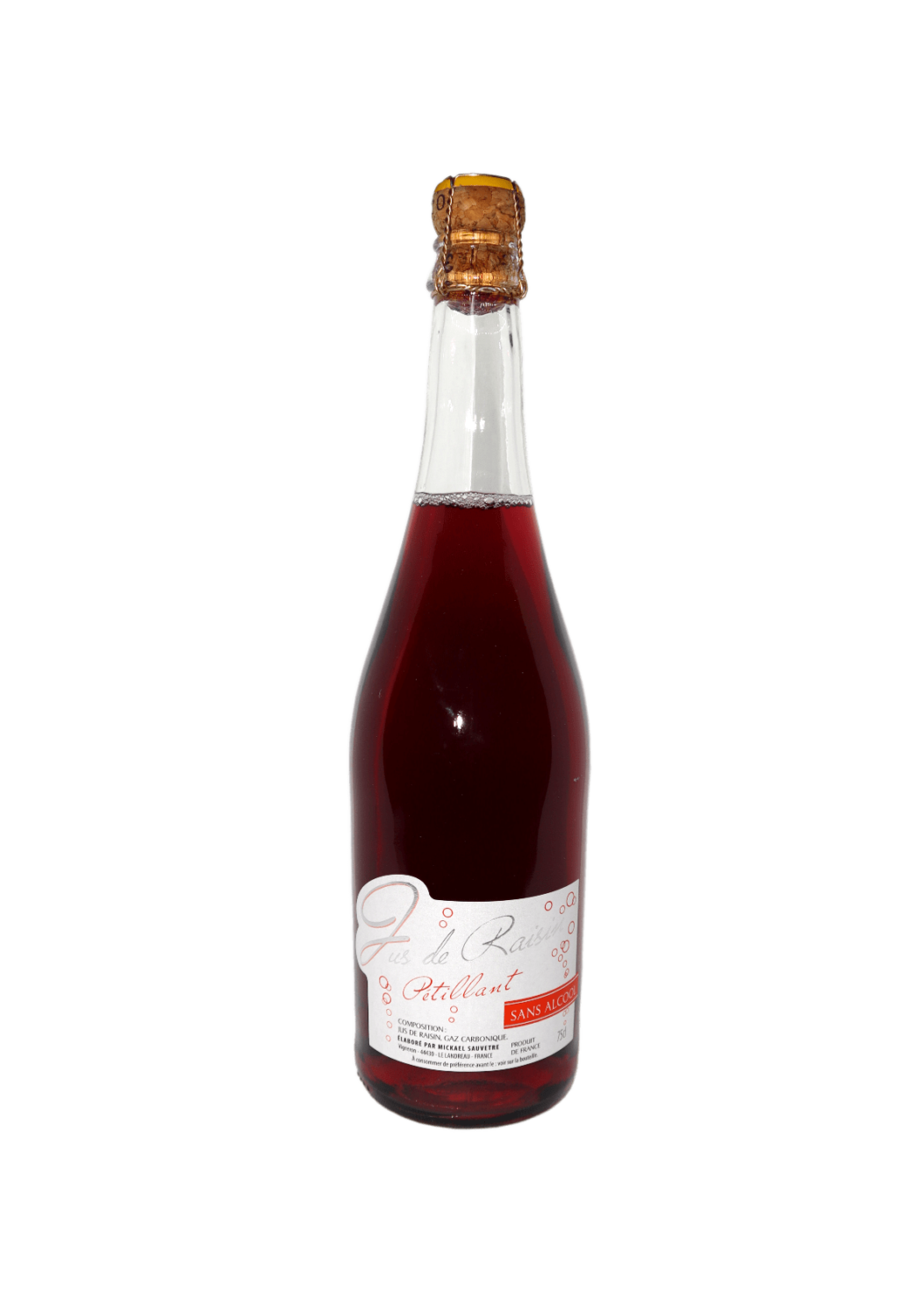 Pétillant Fruits Rouges Jus de Raisin Pétillant Rouge – Le Château de la Cour
